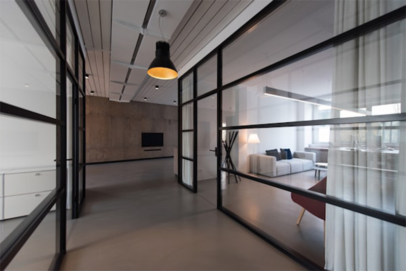 Modern corporate office interior